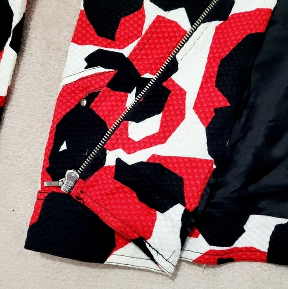 Womans Chicos size 2 MEDIUM beautiful jacket fully lined cotton blend sh… - Picture 12 of 13